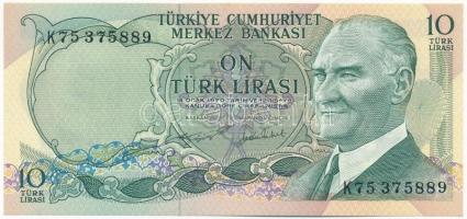 Törökország DN (1970) 10L K75 375889 T:I- Turkey ND (1970) 10 Lira K75 375889 C:AU Krause P#186