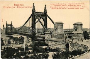 Budapest, Erzsébet híd. Taussig A. 9491.