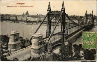 1910 Budapest, Erzsébet híd (EK)