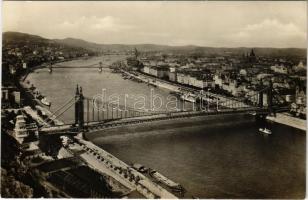 Budapest, Dunai látkép az Erzsébet híddal