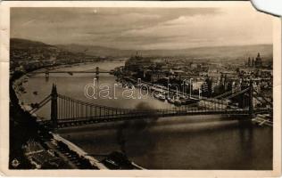Budapest, Dunai látkép az Erzsébet híddal (EM)