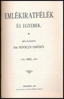 Dr. Istóczy Győző: Emlékiratfélék és egyebek. Sydney, 1988, H.M. [Hungarista Mozgalom], 64 p. Reprin...