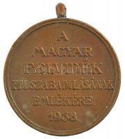 1938. "Felvidéki Emlékérem" bronz kitüntetés mellszalag nélkül T:2 ph.
Hungary 1938. &quo...