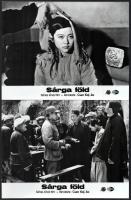 1984 ,,Sárga föld című kínai film jelenetei és szereplői, 8 db vintage produkciós filmfotó, ezüst zselatinos fotópapíron, 18x24 cm