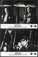 cca 1984 ,,Biztos halál" című japán film jelenetei és szereplői, 6 db vintage produkciós filmfo...