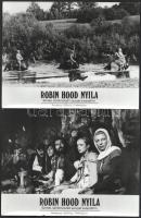 1976 ,,Robin Hood nyila" című szovjet film jelenetei és szereplői, 13 db vintage produkciós fil...