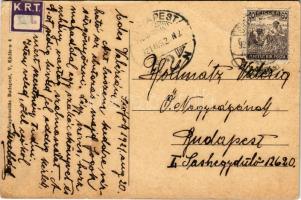 1921 Siófok, víztorony. Vasúti levelezőlapárusítás (EK)