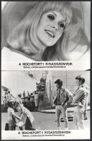 1967 ,,A Rochefort-i kisasszonyok című francia filmmusical jelenetei és szereplői, 13 db vintage produkciós filmfotó, ezüst zselatinos fotópapíron, 18x24 cm