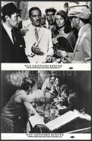 1966 ,,San Gennaro kincse című olasz - francia film jelenetei és szereplői, 11 db vintage produkciós filmfotó, ezüst zselatinos fotópapíron, 18x24 cm
