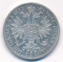 Ausztria 1882. 1Fl Ag "Ferenc József" T:2 
Austria 1882. 1 Florin Ag "Franz Joseph&q...