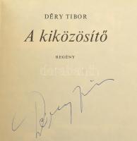 Déry Tibor: A kiközösítő. Bp., 1972, Szépirodalmi Könyvkiadó, kiadói egészvászon kötésben, kissé sza...