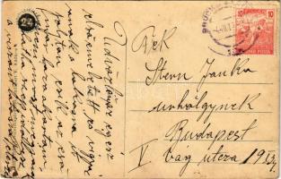 Lajtabruck, Bruck an der Leitha; Schloss / Harrach (Prugg) kastély. Vasúti levelezőlapárusítás 9156....