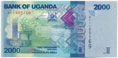 Uganda 2010. 2000Sh AC 1485169 T:I- hullámos papír Uganda 2010. 2000 Shillings AC 1485169 C:AU wavy paper Krause P#50a