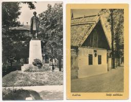 Kiskőrös, Petőfi Sándor szülőháza és múzeum, belső - 4 db modern Képzőművészeti Alap képeslap