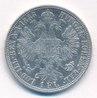 Ausztria 1888. 1Fl Ag "Ferenc József" T:2- 
Austria 1888. 1 Florin Ag "Franz Joseph&...
