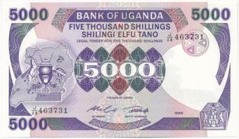 Uganda 1986. 5000Sh J/48 463731 T:I Uganda 1986. 5000 Shillings J/48 463731 C:UNC Krause P#24