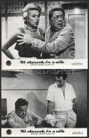 cca 1965 ,,Mi olaszok és a nők" című olasz film jelenetei és szereplői, 6 db vintage produkciós...