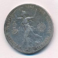 Ausztria 1908. 5K Ag "Ferenc József - Jubileum" T:2-,3 patina Austria 1908. 5 Corona Ag &q...