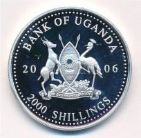 Uganda 2006. 2000Sh Ag "A labdarúgás halhatatlanjainak csarnoka - Olaszország, 1990-es évek&quo...
