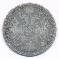 Ausztria 1870. 20kr Ag "Ferenc József" T:3 
Austria 1870. 20 Kreuzer Ag "Franz Josep...