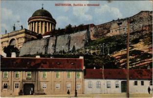 1921 Esztergom, Bazilika a várrommal. Vavró Józsefné kiadása (EK)