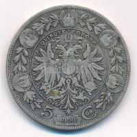 Ausztria 1900. 5K Ag "Ferenc József" T:3 patina Austria 1900. 5 Corona "Franz Joseph&...