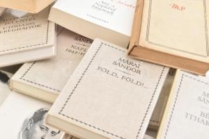 Márai Sándor 25 kötete, régi és modern kiadások (Idegen emberek I-II., Sirály, Napló, Ami a naplóból...