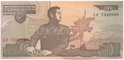 Észak-Korea 1998. 10W "L2 7349869" T:I North Korea 1998. 10 Won "L2 7349869" C:UNC Krause P#41b