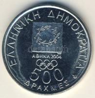 Görögország 2000. 500Dr "Olimpia-Vikelas és Baron elnök" T:BU
