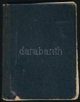 cca 1940 Magyar honvéd kiképzési jegyzetfüzete