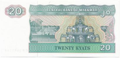 Mianmar DN (1994) 20K "CN 3637293" T:I-
Myanmar ND (1994) 20 Kyats "CN 3637293"...