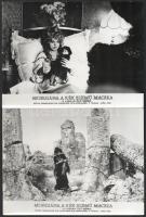 cca 1972 ,,Morgánia, a kék szemű macska" című csehszlovák film jelenetei és szereplői, 13 db vi...