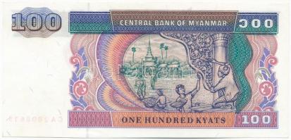 Mianmar DN (1996) 100K "CA 2808615" T:III szép papír
Myanmar ND (1996) 100 Kyats "CA...
