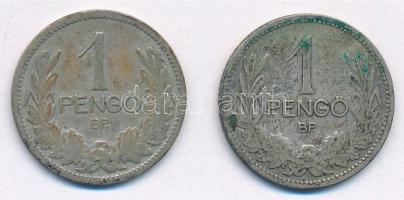 1926-1927. 1P Ag (2x) T:3 patina Adamo P6