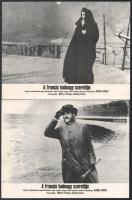 1981 ,,A francia hadnagy szeretője" című angol film jelenetei és szereplői, 9 db produkciós fil...