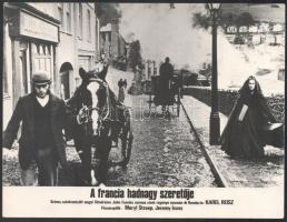 1981 ,,A francia hadnagy szeretője" című angol film jelenetei és szereplői, 9 db produkciós fil...