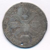 Osztrák Németalföld 1797B 1/4 Koronatallér Ag "II. Ferenc" (7,08g) T:3 ph., patina, lyuk A...