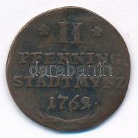 Német Államok / Augsburg 1762. 2pf Cu T:2-,3 German States / Augsburg 1762. 2 Pfennig Cu C:VF,F Krause KM#169