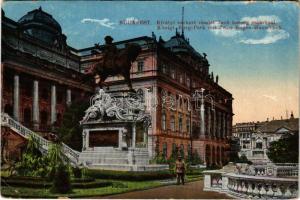 Budapest I. Királyi várkert Jenő herceg szobrával (kis szakadások / small tears)