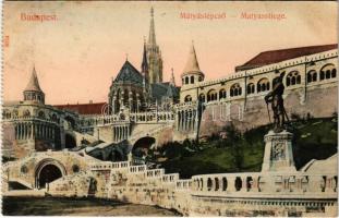 1906 Budapest I. Mátyás-lépcső. Taussig A. 6754. (fl)