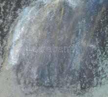 Rác András (1926-2013): Szentendrei ikon. Kréta, papír, jelzés nélkül. Proveniencia: A művész hagyat...