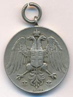 Szerbia 1912. "Vitézségi érem" jelzetlen Ag kitüntetés, mellszalag nélkül T:2-
Serbia 191...