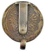 Ausztria 1855A Tallér Ag "Ferenc József" Bécs, Ag kerethez és csathoz forrasztva (br: 37,4...