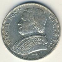 Olasz államok/Pápai államok 1865. 20B Ag IX.Pius T:2/3