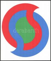 Fajó János (1937-2018): Mappa, 10 lappal. Szitanyomat, papír, jelzés nélkül. Megjelent Fajó János a ...