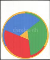 Fajó János (1937-2018): Mappa, 10 lappal. Szitanyomat, papír, jelzés nélkül. Megjelent Fajó János a ...