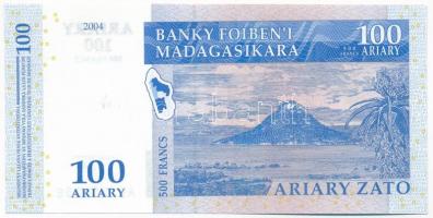Madagaszkár 2004. 100A / 500Fr "A 4725535 E" T:I-
Madagascar 2004. 100 Ariary / 500 Franc...