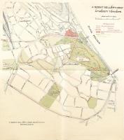 cca 1930 A Szent Gellért-hegy átnézeti térképe, 1:5000, kiadja a Szent Gellért-hegy Barátainak Egyesülete, 46,5x42 cm
