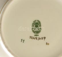 Zsolnay búzavirág mintás kis kaspó,kézzel festett, jelzett, hibátlan, m:6 cm, d:12 cm