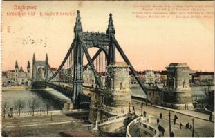 1906 Budapest, Erzsébet híd. Taussig A. 3271. (fl)